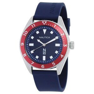 FX04416B NWT Nautica Fashion Men's Quartz Steel Authentic Watch